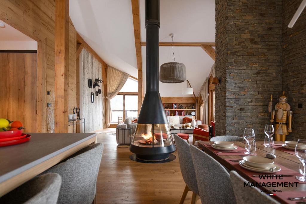 Résidence Ariondaz Bleuet - Un penthouse au sommet, à Courchevel 1650 MAE-2404 - 4