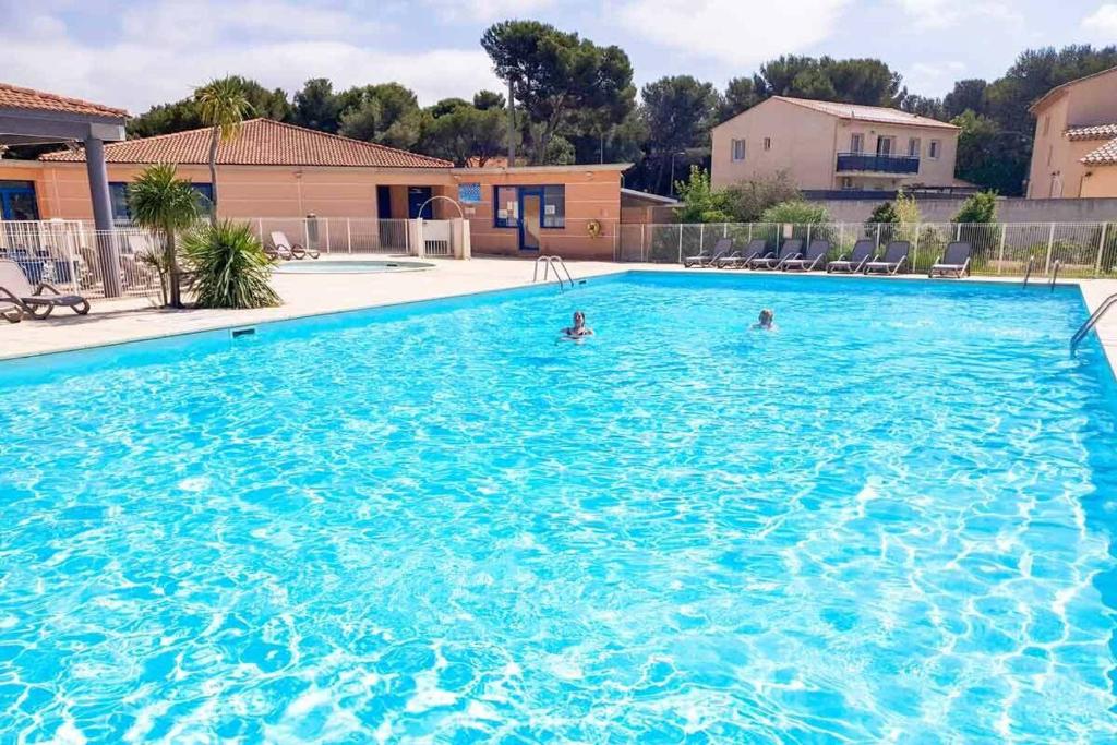 Camping Chalets de la mer - Chalet Marine 3 pièces 4 personnes climatisé MAE-3851 - 5