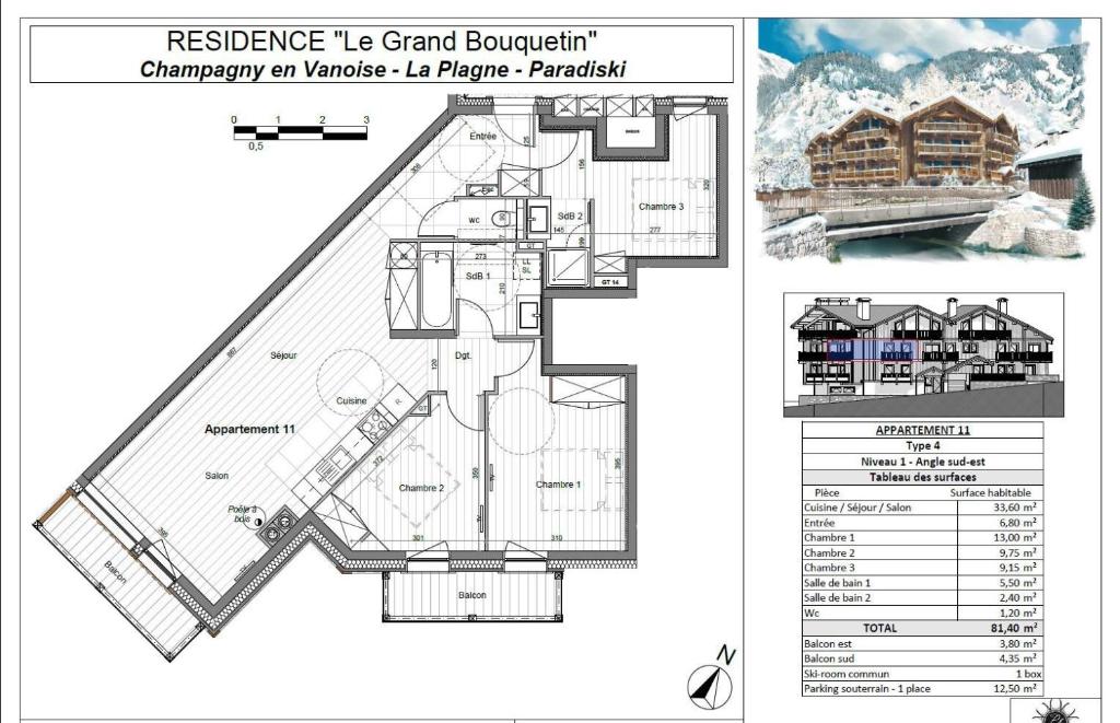 Résidence Le Grand Bouquetin - 4 Pièces pour 8 Personnes MAE-9924 - 3
