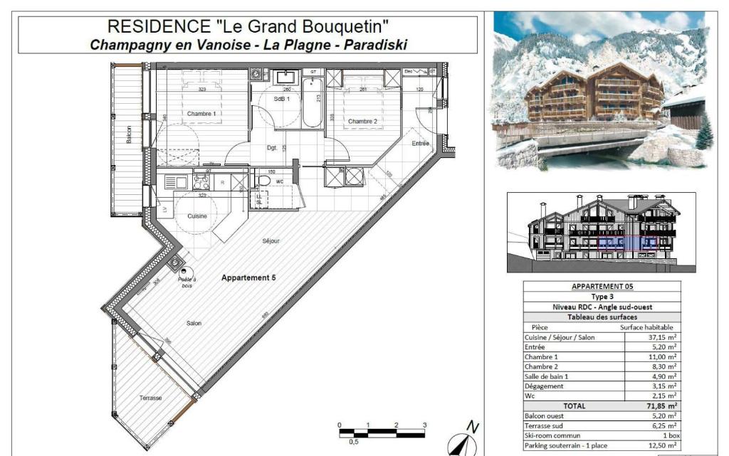 Résidence Le Grand Bouquetin - 3 Pièces pour 6 Personnes MAE-9954 - 3