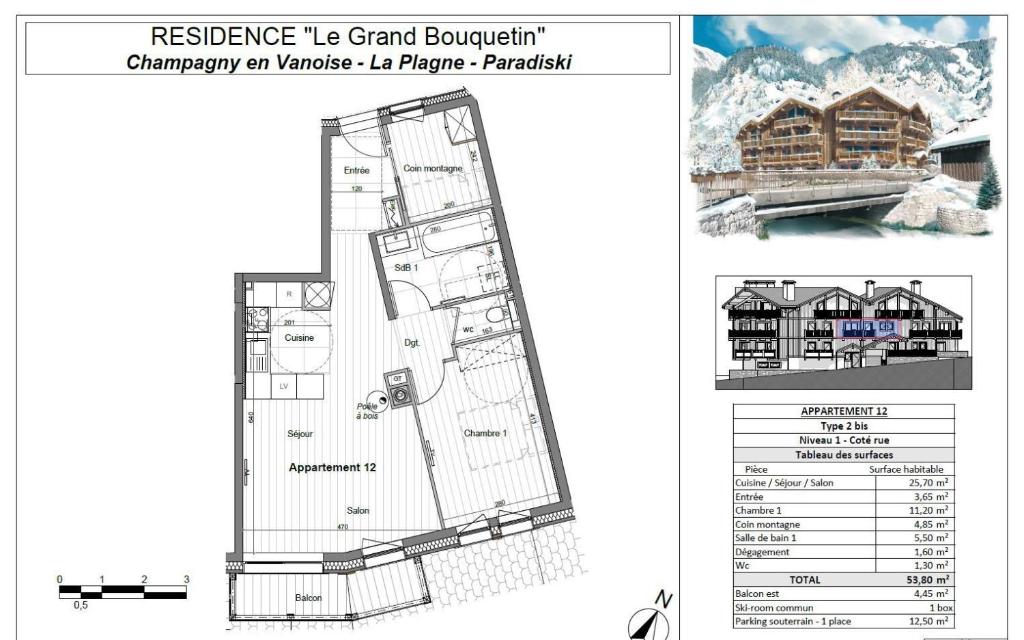 Résidence Le Grand Bouquetin - 2 Pièces pour 6 Personnes MAE-9964 - 3