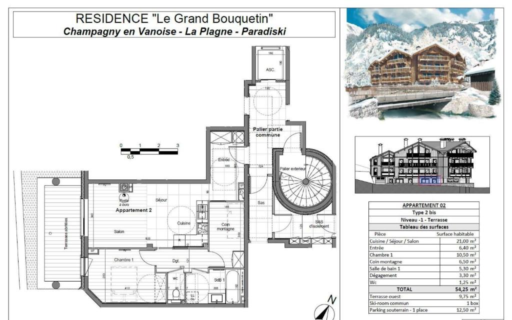 Résidence Le Grand Bouquetin - 2 Pièces pour 6 Personnes MAE-0024 - 4