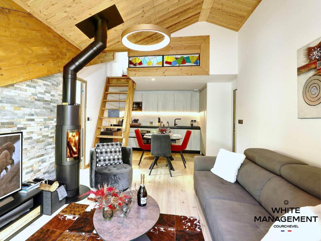 Résidence Ariondaz Heliantheme - Penthouse intimiste avec mezzanine MAE-9074 - 1