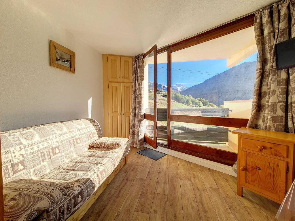 Résidence Caron - Studio lumineux · Départ et retour skis aux pieds · Balcon MAE-2734 - 4