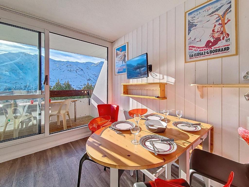 Résidence Tougnette - Studio rénové lumineux · Départ et retour skis aux pieds · Balcon MAE-2724 - 4