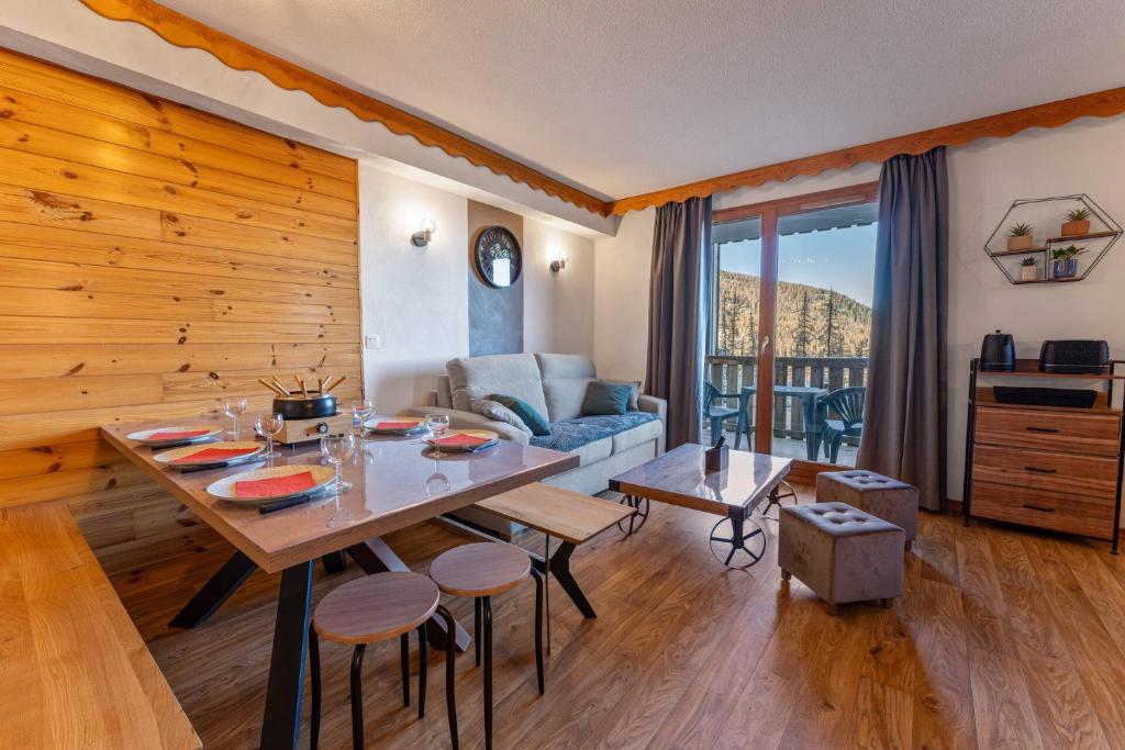 Résidence Les Hauts De Preclaux - Appartement montagnard & chaleureux aux Orres 1800 MAE-3771 - 3