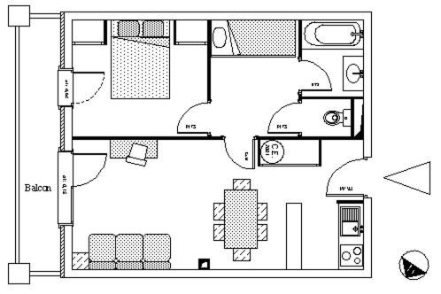 Résidence Le Clos Vanoise - Appartement 2 pièces coin montagne - 6 personnes MAE-4541 - 3