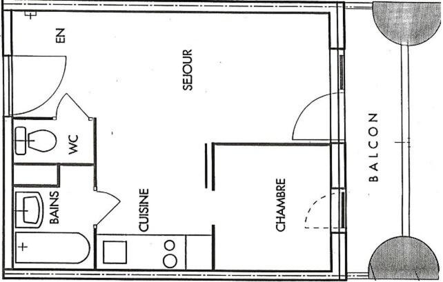 Résidence Le Cervin - 2 pièces 4/5 pers- WIFI- Le CERVIN - 615CE - PLAGNE SOLEIL MAE-8044 - 5