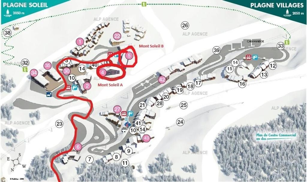 Résidence Le Mont Soleil A - Appt 3 pièces 6 pers- LE MONT-SOLEIL A - 213MSA - PLAGNE SOLEIL MAE-9394 - 4