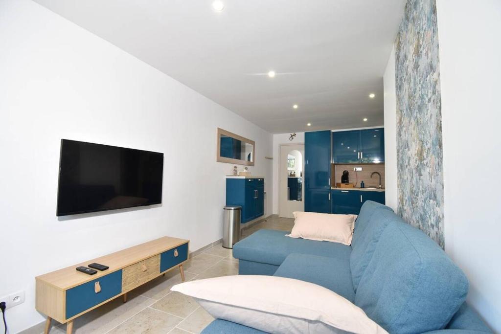 Résidence Le Chabian - Port Camargue T2 rénové, tout équipé, en 1ère ligne mer, plage sud à 50m, piscine, tennis, climatisé MAE-7061 - 5