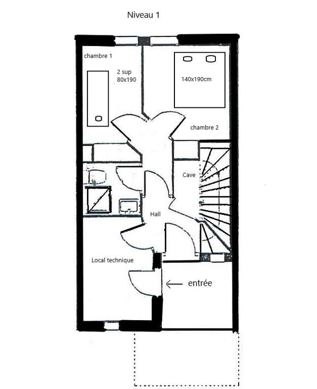 Les Chalets Des Praz - CHALET LES PRAZ N°112 - PLAGNE VILLAGES - classé 3 - CHPRA112 MAE-1254 - 2