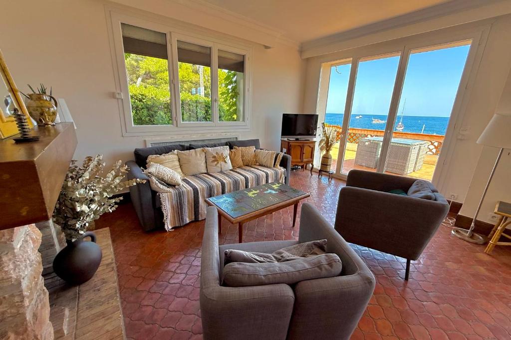 Cap d'Antibes vue plage de la GAROUPE - 8 couchages - Jardin et terrasse - 4