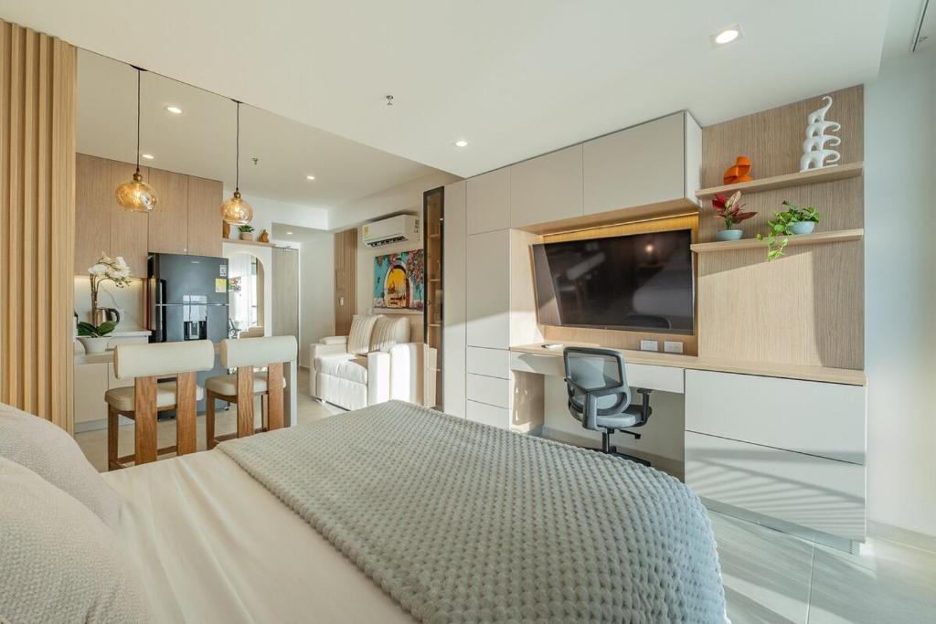 Elegant Sea View Loft Warm Design Airport 5 min - 4