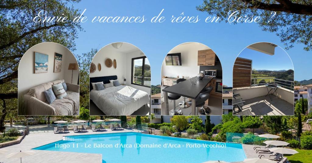 Appartement 4 personnes Domaine d'Arca à Porto-Vecchio - 1