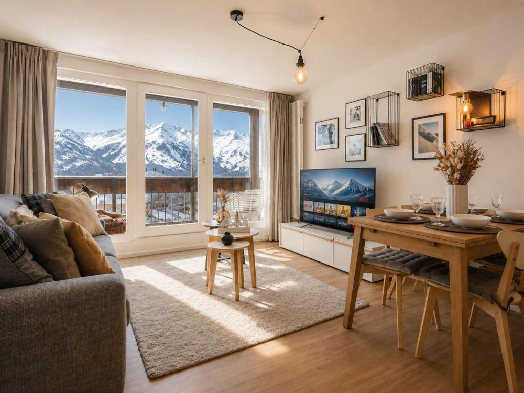Appartement rénové 47m² - 6 pers, proche pistes et commodités, quartier animé, parking inclus - FR-1-545-32 - 1