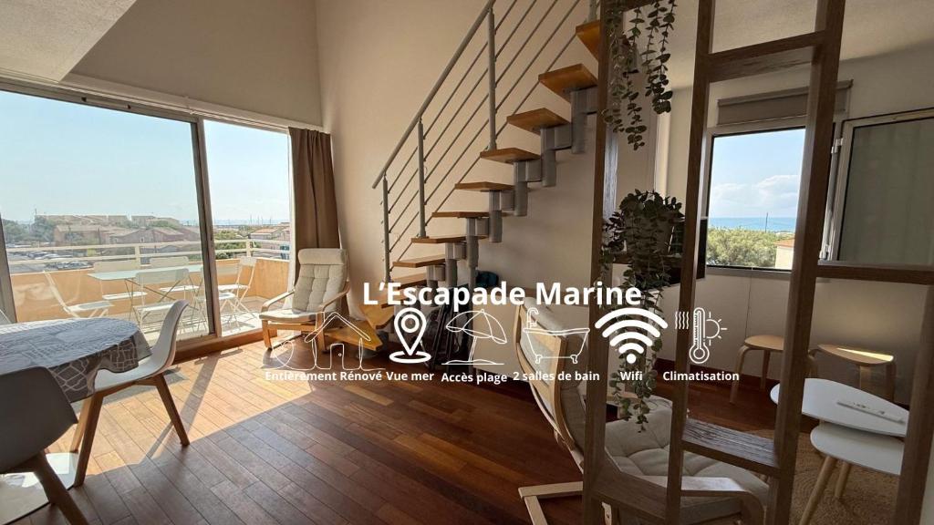 L'Escapade Marine - Duplex vue mer accès plage - 2