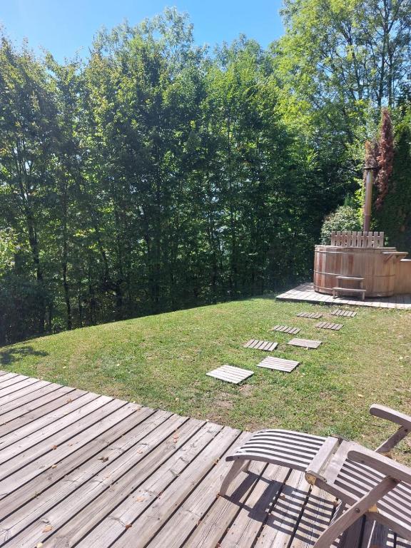 Magnifique chalet , 10 personnes, vue panoramique, bain nordique - 3