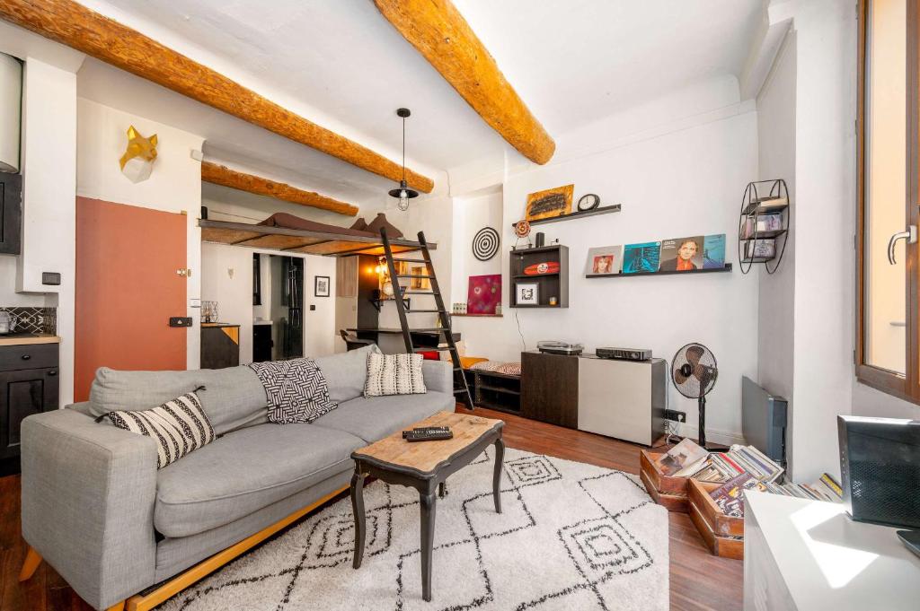 Duplex vintage, Vieil Antibes, plages à 5 min - 1
