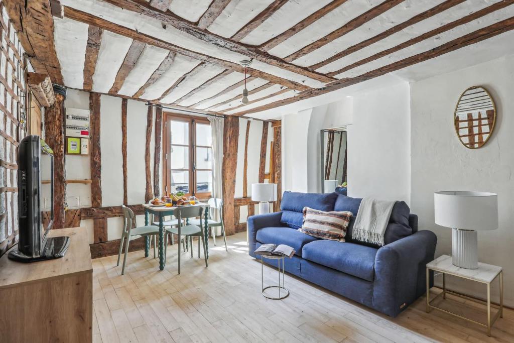BnBNova - Chic 1BR Steps from the Louvre & Palais Royal & Opéra - 3