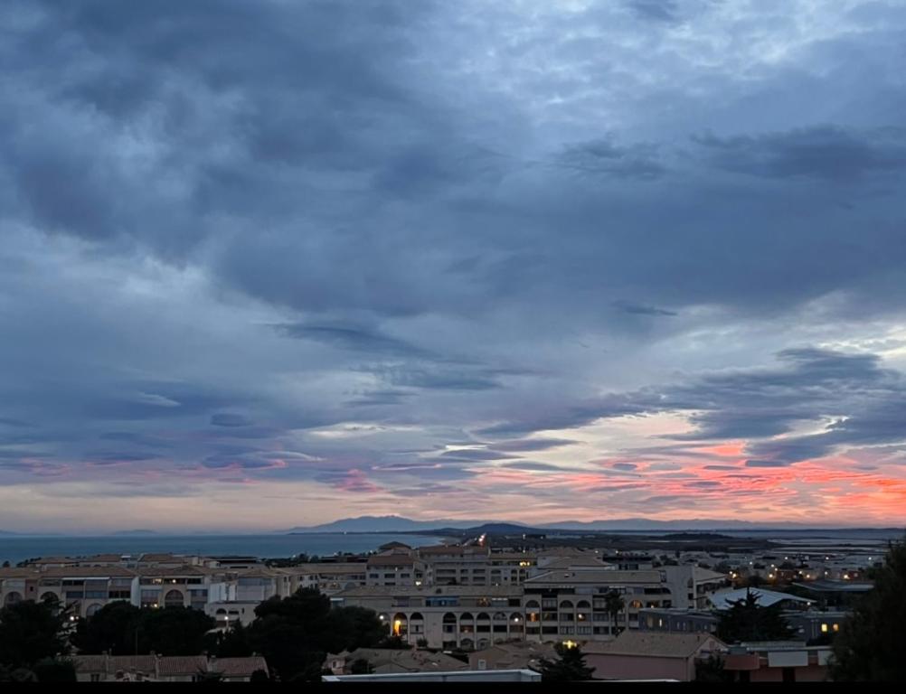 Sète vue mer, secteur des plages, T3 de standing climatisé avec grande terrasse - 5