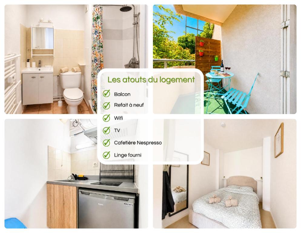 " Éclat d'Été " Balcon - Wifi - Refait à neuf - 2