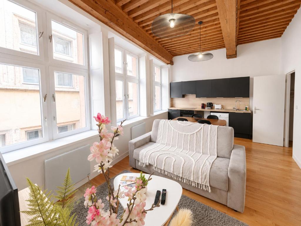 Cosy appt cœur de Lyon du Bœuf 3 - 2