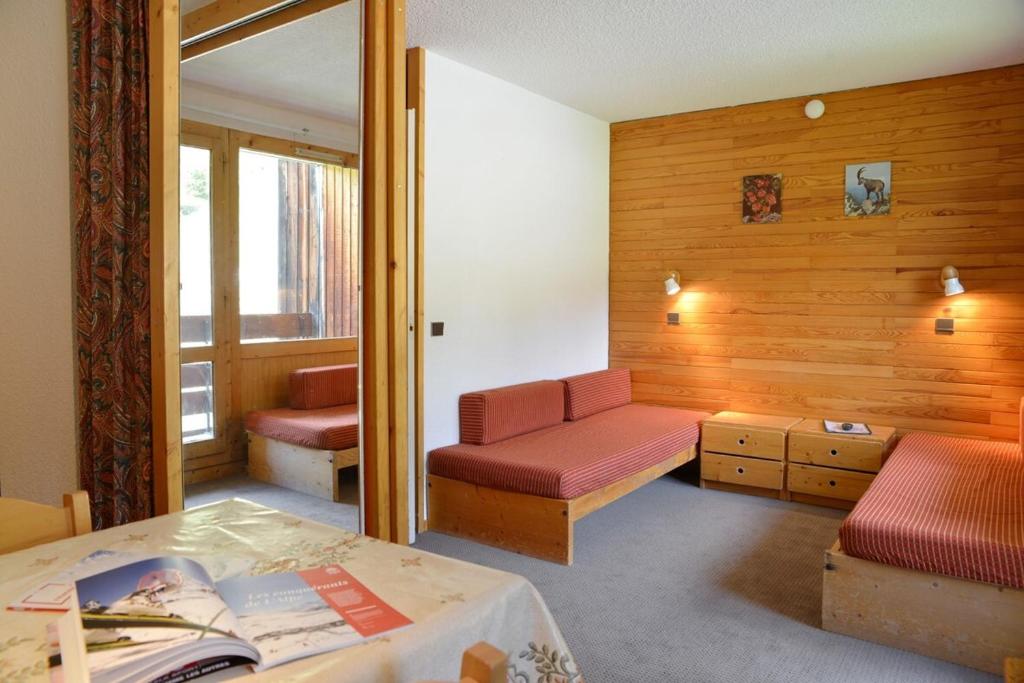 Residence 3000 - Studio divisible lumineux · Accès direct aux pistes · Balcon · Vue pistes MAE-7129 - 1