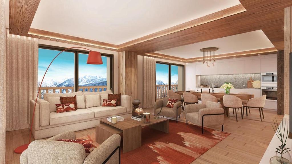 Dhaulagiri – Élégant Duplex Neuf – 4 chambres – 10 pers. – Courchevel Village - 3
