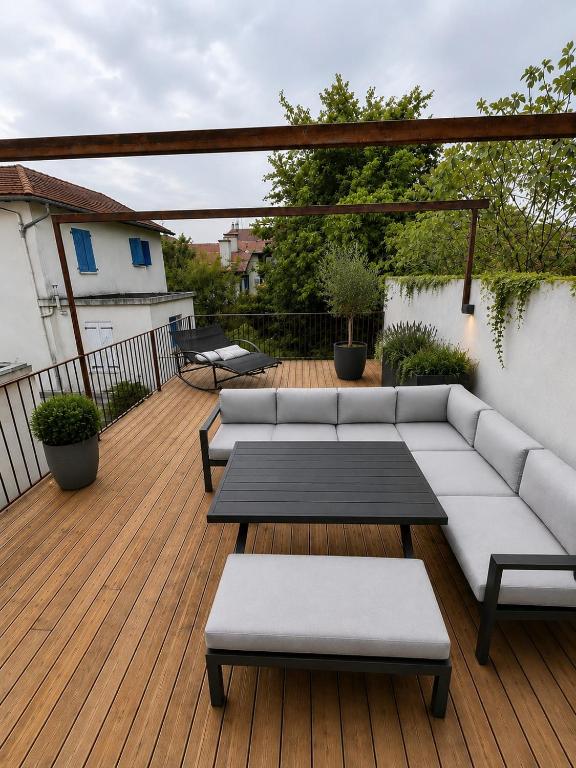 2 chambres - Grande terrasse 33 m2 plein sud - Centre de Pau - 3