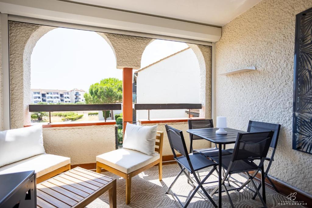 Duplex Vue Lac à Cap Coudalère, Piscine et Parking Le Barcares - 1