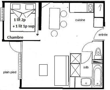 Résidence Le Plein Sud - 2 Pièces 4/5 pers - PLAGNE VILLAGES - 010PS -LE PLEIN SUD- WIFI MAE-7131 - 3