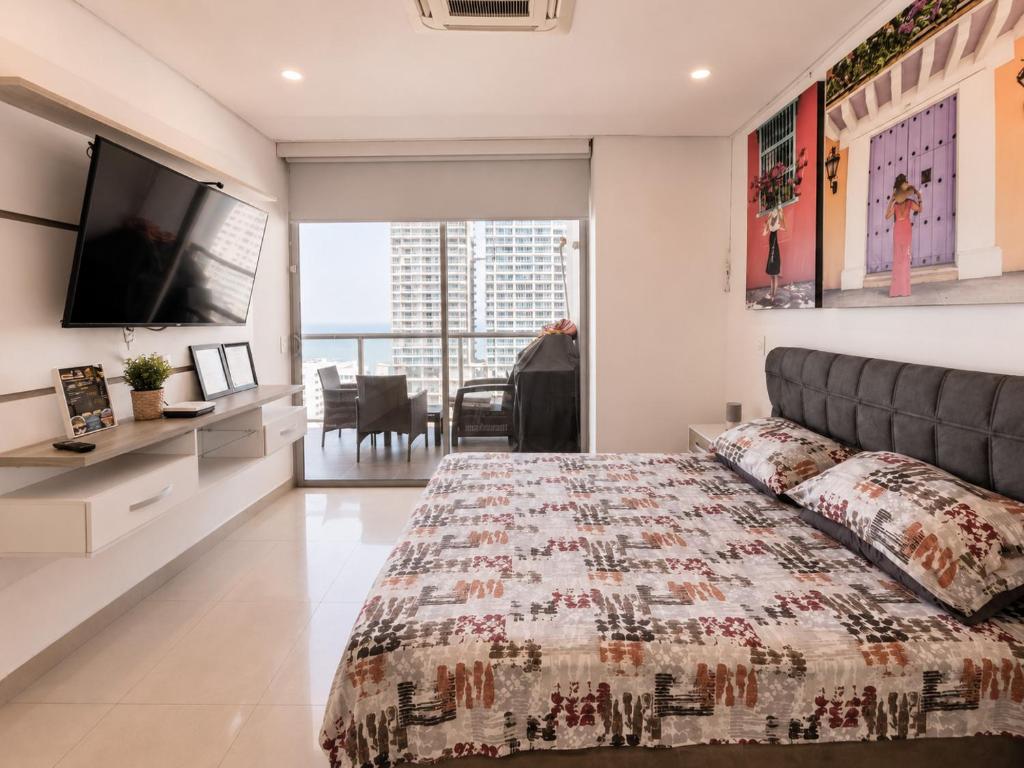 Great apartment in Bocagrande with sunset & beach view - 3