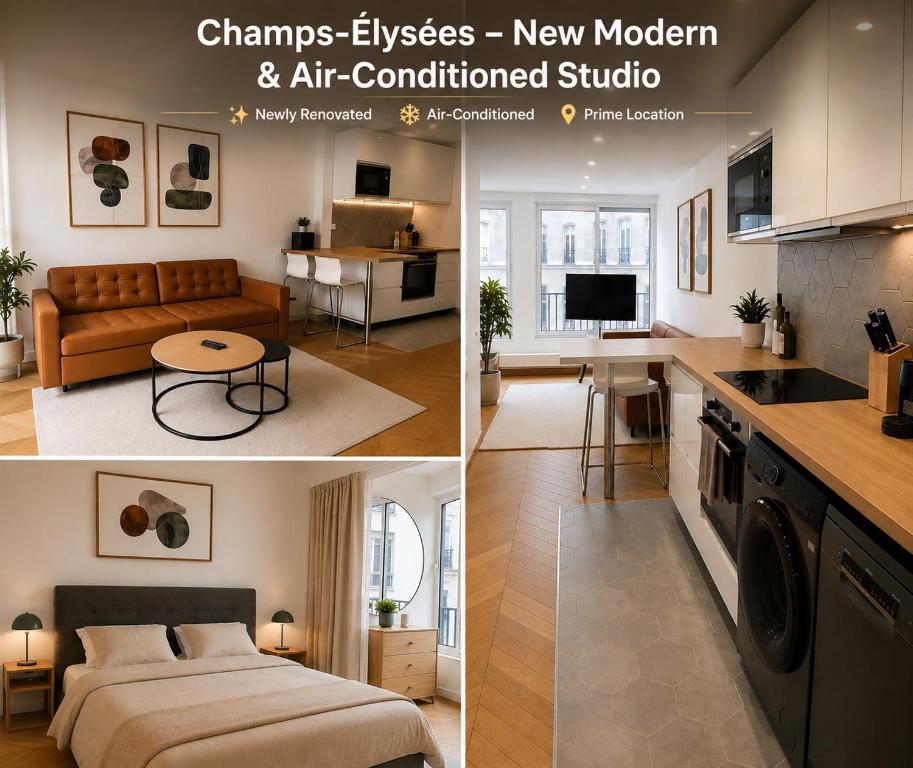 Champs Elysees - New Modern Air Conditioned Studio - 2