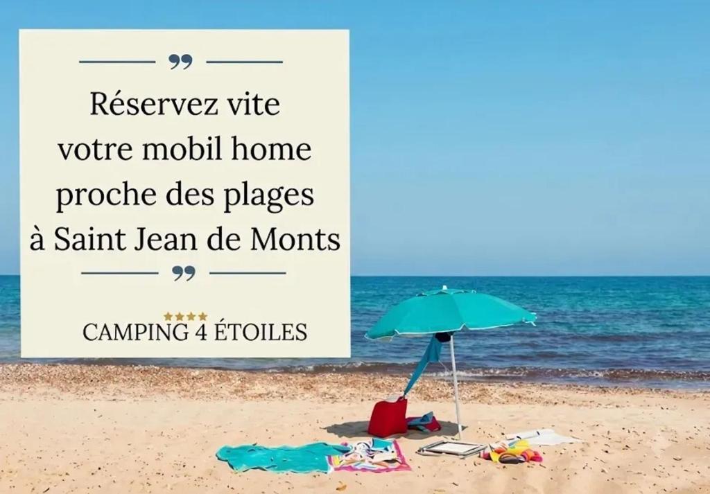 Bungalow avec piscine partagée à Saint-Jean-de-Monts 36 m² - 1