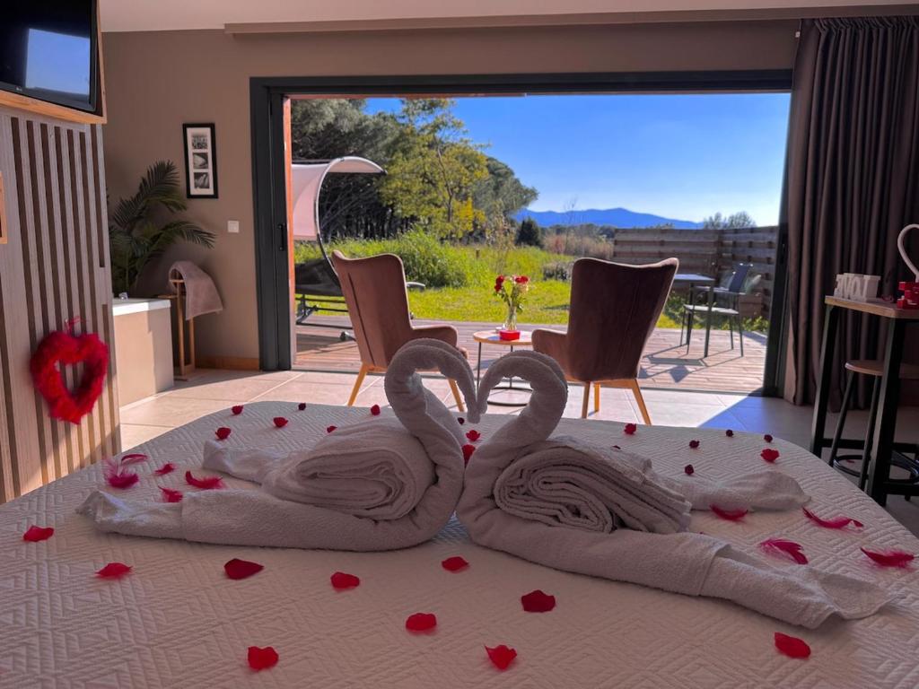 maison balneo ou love room jardin terrasse vue - 1