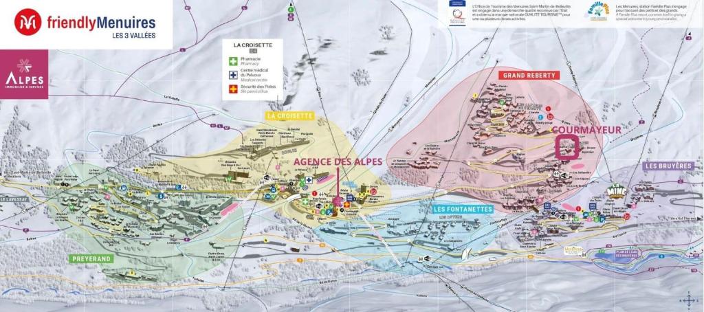 Résidence Courmayeur - Appartement 10 personnes ski aux pieds aux Ménuires MAE-3774 - 3