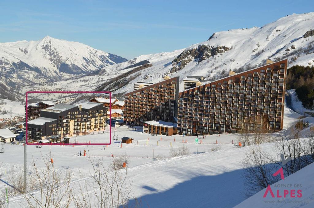 Résidence Villaret - studio cabine pour 4 personnes vue sur les pistes MAE-5414 - 4