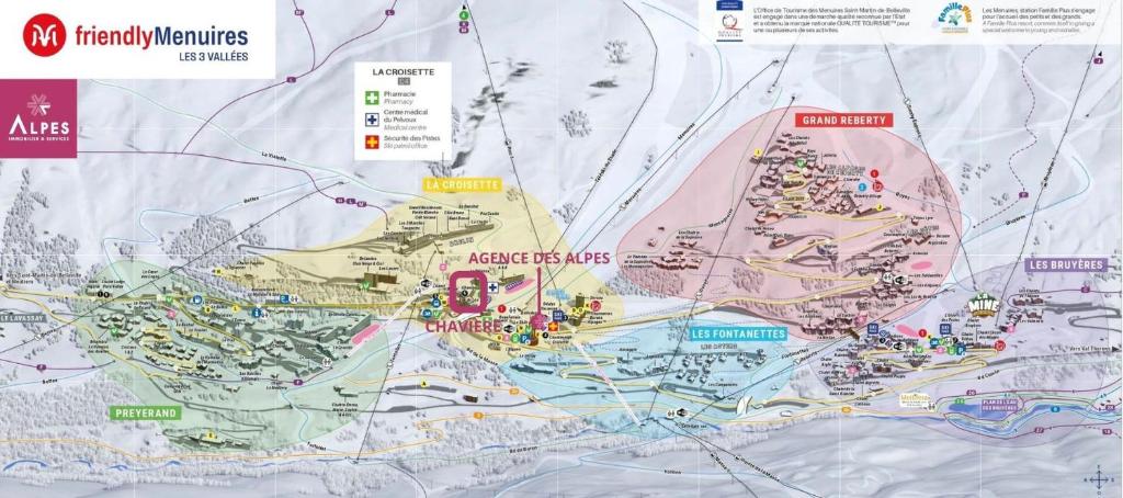 Résidence Chaviere - Studio 4 pers à la Croisette - vue sur les pistes - accès 3 Vallées MAE-5464 - 4