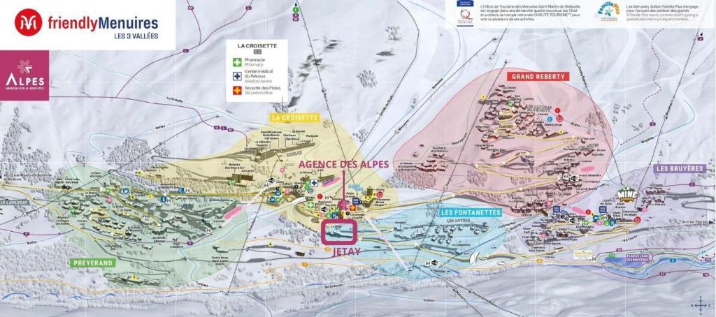 Résidence Jetay - Appartement 4 personnes aux Ménuires avec vue sur la montagne MAE-5614 - 2