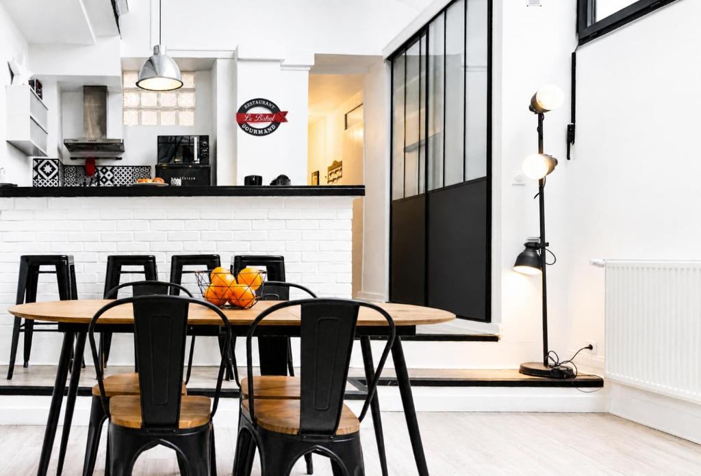 Atelier d'Artiste Marais Paris, 3 chambres, cour privée calme - 4