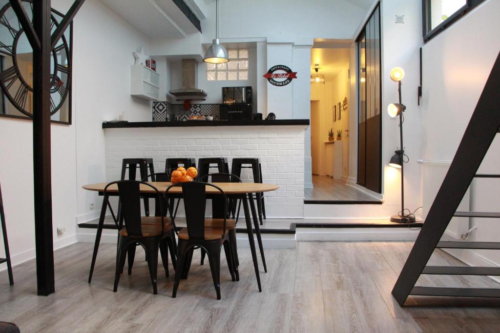 Atelier d'Artiste Marais Paris, 3 chambres, cour privée calme - 3