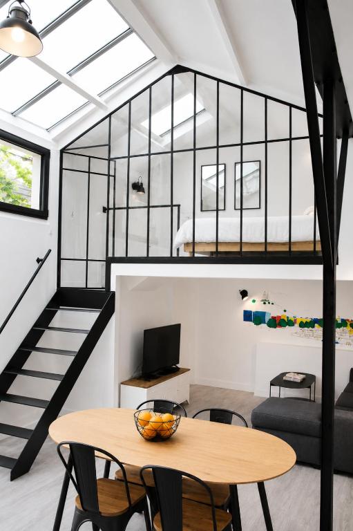 Atelier d'Artiste Marais Paris, 3 chambres, cour privée calme - 2