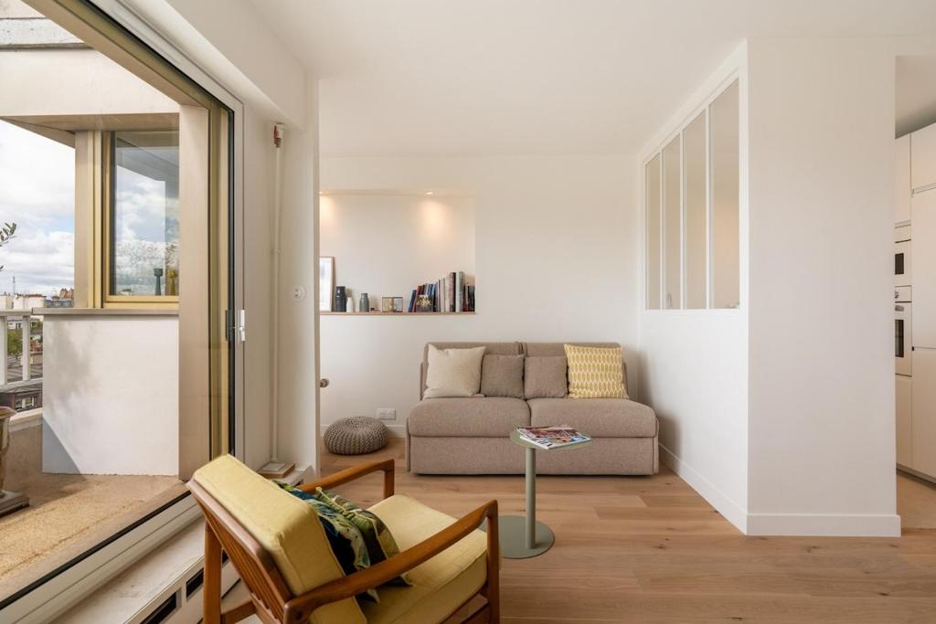Appartement d'architecte - terrasse vue sur Paris - 2