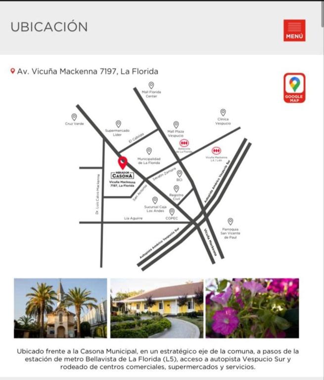 Moderno Estudio a pocos pasos del metro y del Mall Plaza Vespucio - 3