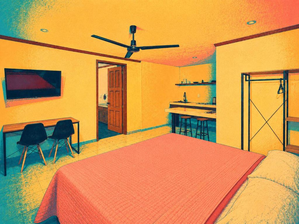 Private Entry Suite with Patio and ample bathroom - 1
