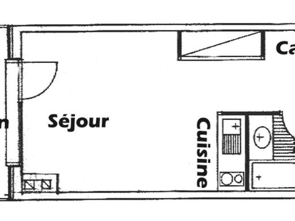 Studio Cabine Sud 3 Pers. aux Saisies - 4