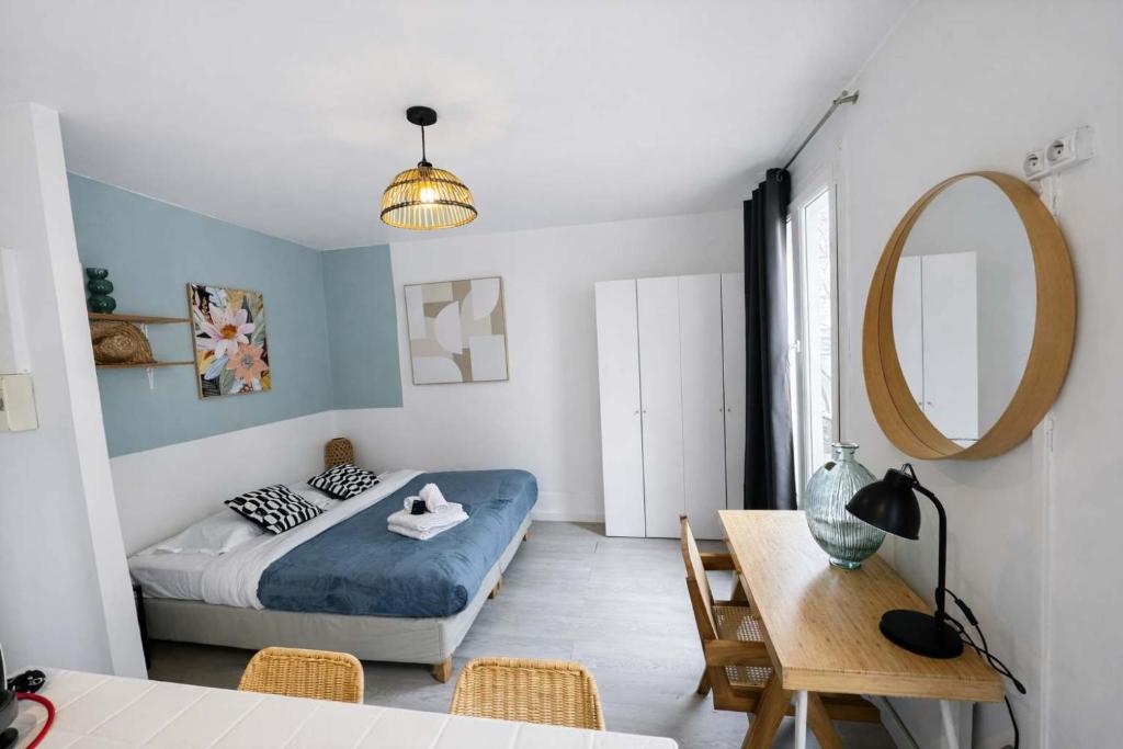 Jolie studio 25m2 bien equipe 2P - Paris 20 - 5