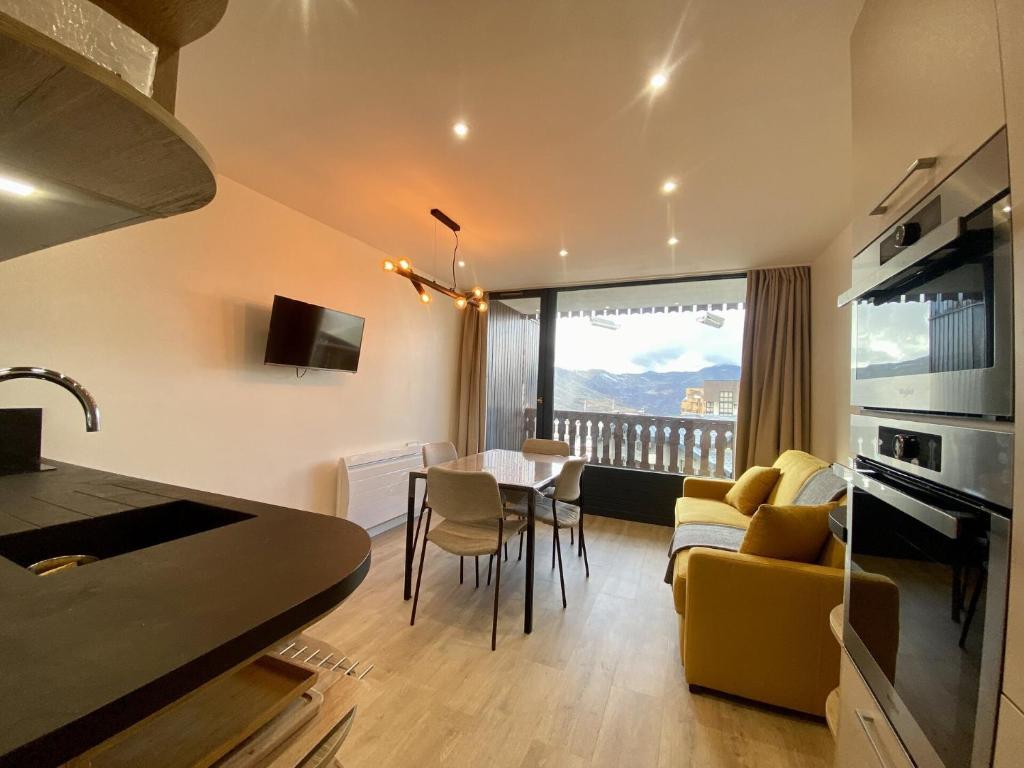 Résidence Eterlous - centre de Val Thorens, magnifique studio cabine rénové MAE-3814 - 3