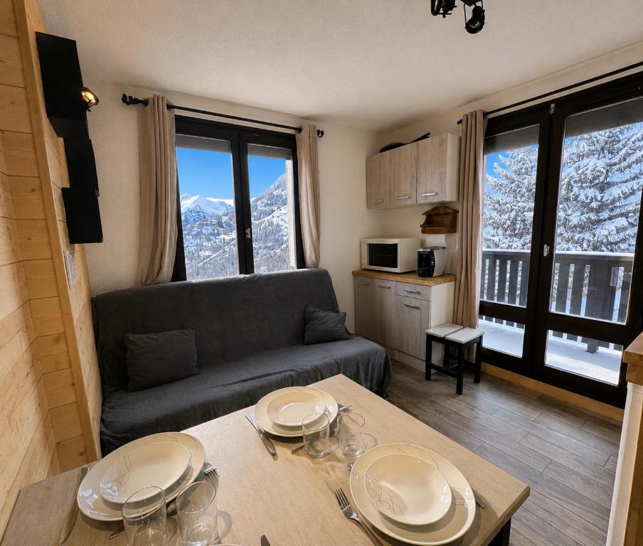 Studio rénové 4 pers - Huez - 1