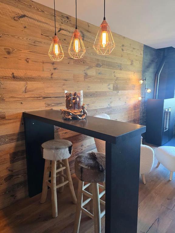 Appart chalet vieux bois, vue Alpes, Crans-Montana - 4
